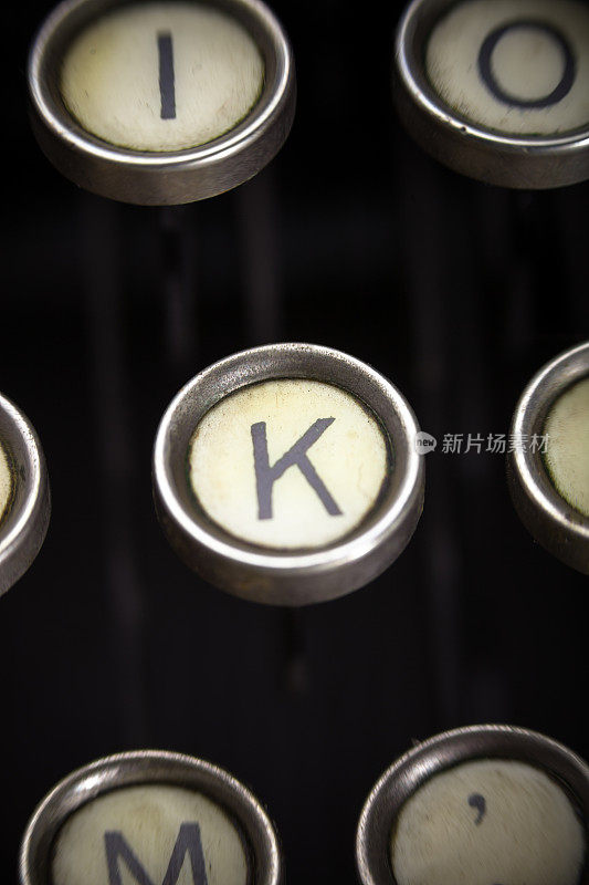 旧打字机- K键
